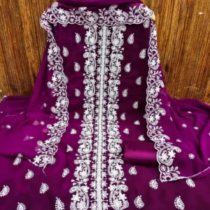 Embroidery Cotton Three Piece
