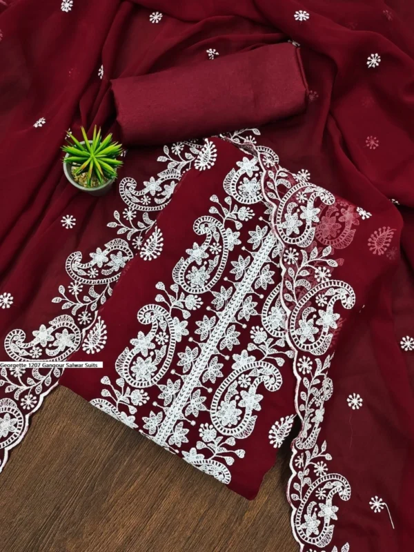 Embroidery Cotton Three Piece - Image 3